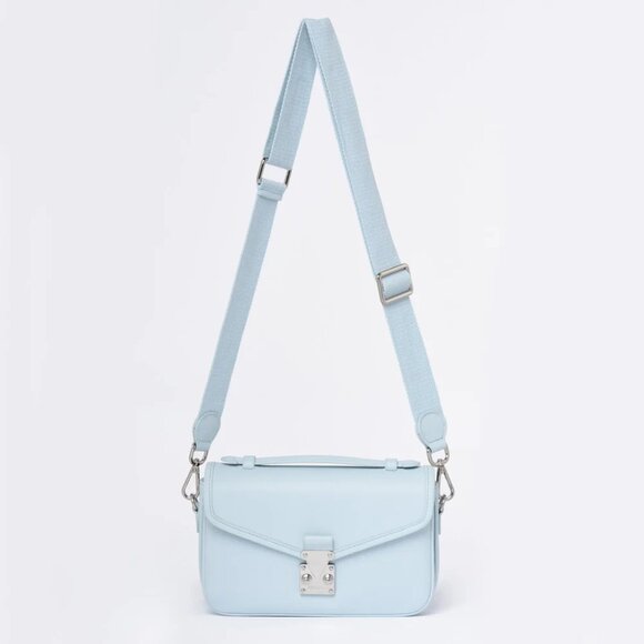 DUYP Melodie Cecile PETIT PARIS 15 Crossbody SatcheI Blue Togo Silver Hardware - Picture 5 of 10